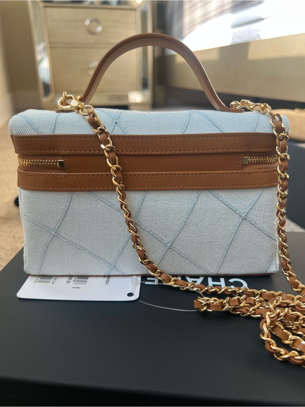 Chanel denim slim vanity 26M coco beach - Picture 3 of 4